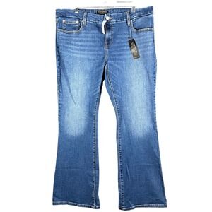 Banana Republic Low-Rise Bootcut Jeans Womens 33/16 Blue Denim 851843-00-1 NWT